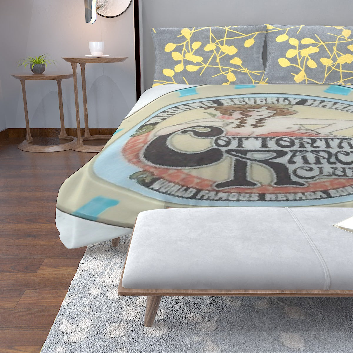 Cottontail Ranch Brothel Print Bedspread Quilt